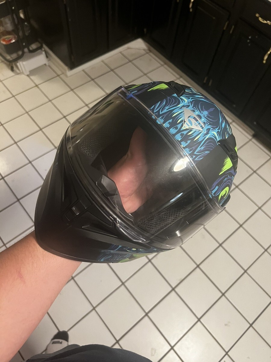 Motorcycle Helmet XL Modular Frankenstein Edition