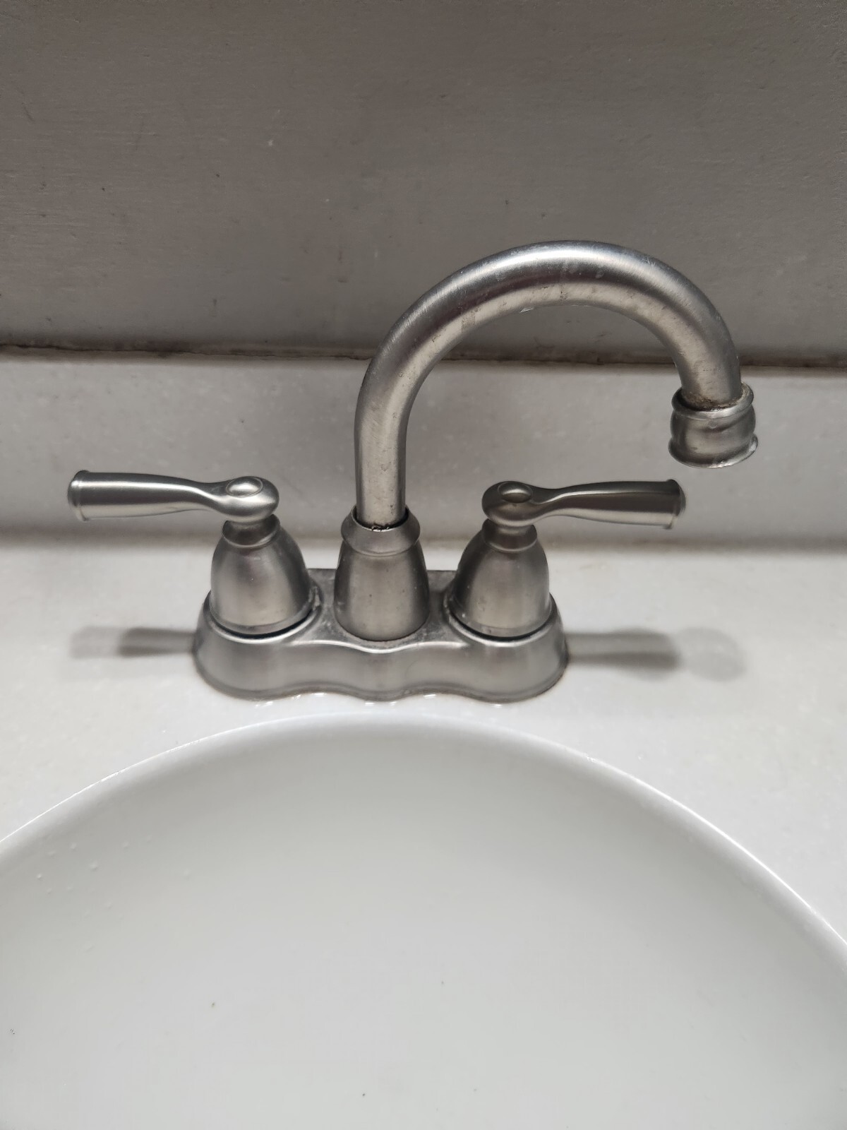 Moen Essie 84128SRN TwoHandle Centerset Faucet Brushed Nickel