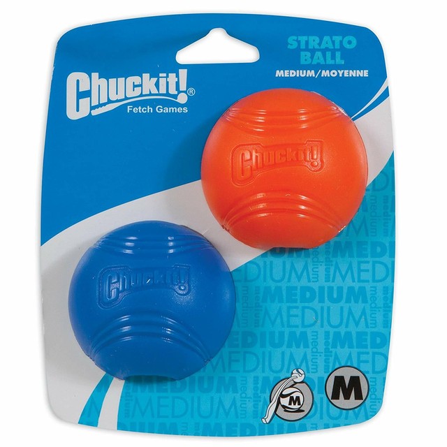blue chuckit ball