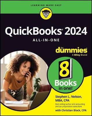 Stephen L. Nelson QuickBooks 2024 All-in-One For Dummies (Paperback)