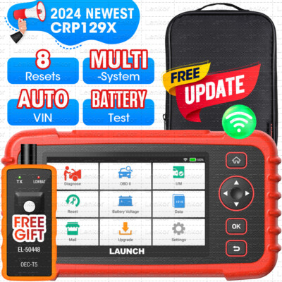 2026 LAUNCH CRP129X OBD2 Car Scanner Engine ABS SRS SAS TPMS EPB Diagnostic Tool