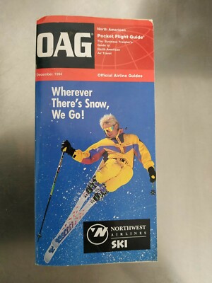 OAG FLIGHT PLANNER December 1994 AIRLINE TIMETABLES,NORTH AMERICAN Edition