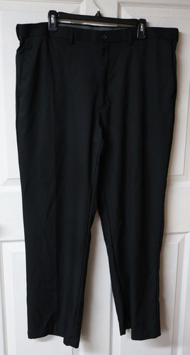 Haggar Cool 18 Pro Classic Fit Mens Gray Straight Dress Pants 40x32 - 第 1/7 張圖片