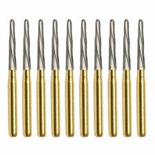 10Pcs New Dental Trimming Finishing Burs Carbide FG ENDO-Z Burs 25mm EAA
