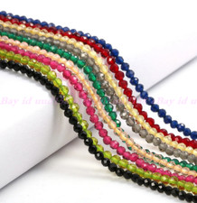 Lots 3mm Faceted Bright Multi-Color Spinel Round Gems Loose Beads 15''