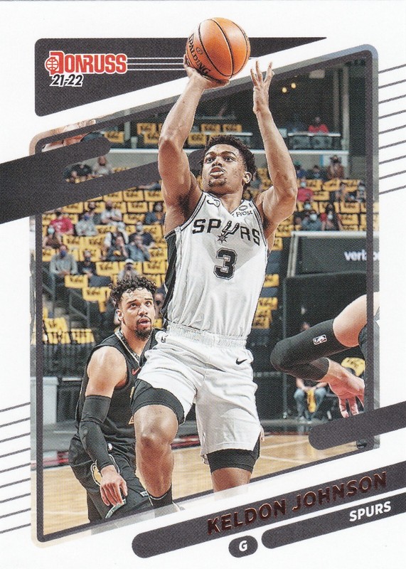 2021-22 Donruss NBA Keldon Johnson San Antonio Spurs Trading Card #PorVida