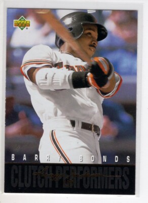 1993 UPPER DECK BARRY BONDS BASEBALL CARD #R3 EX