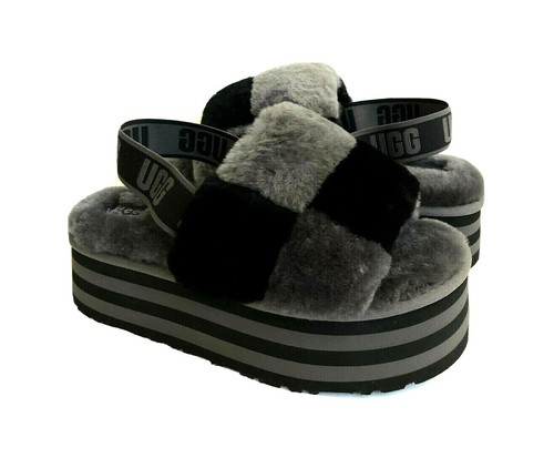 ugg slippers disco checker slide