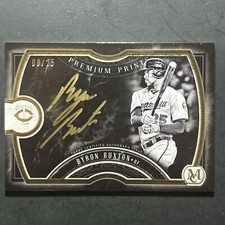 2018 Topps Museum Collection Byron Buxton Premium Prints Gold Ink Auto /25 💎📈