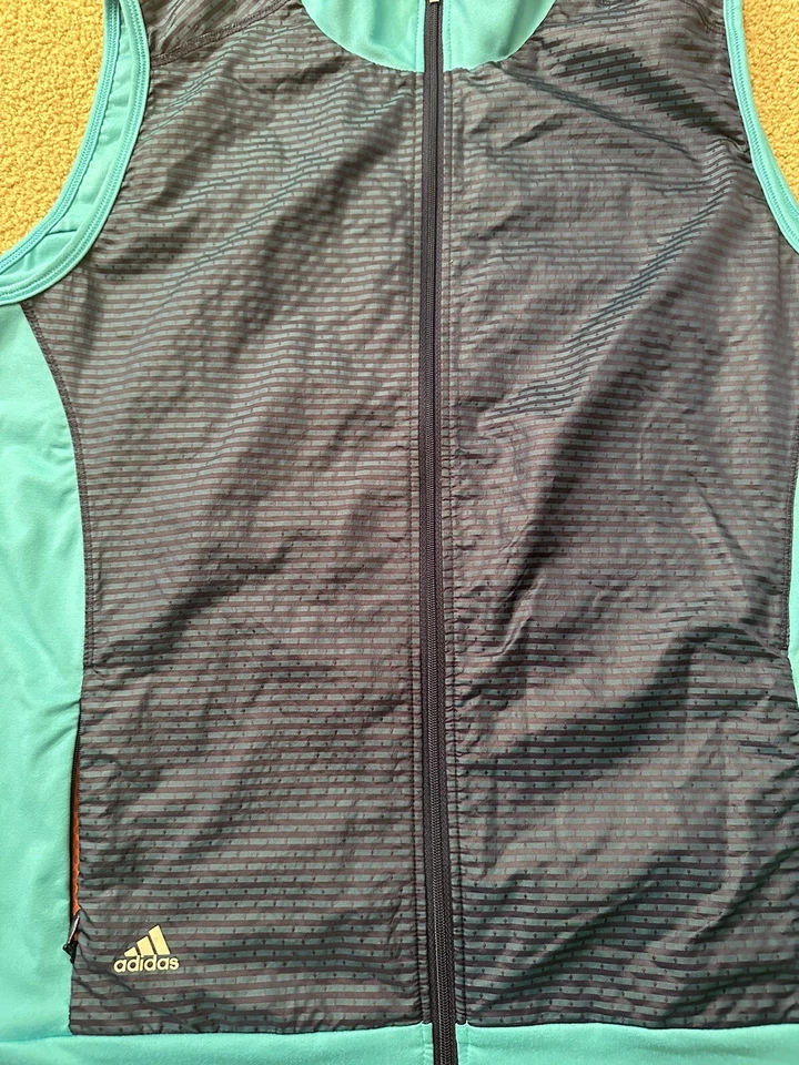 Adidas Golf Vest Womens Large Purple Polyester Full Zip Comfort Activewear Coat - Image 2 of 4