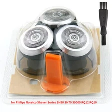 Replacement Heads for Philips Norelco Shaver Series SH90 SH70 S9000 RQ12 RQ10