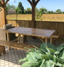 Folding Rustic Garden Table