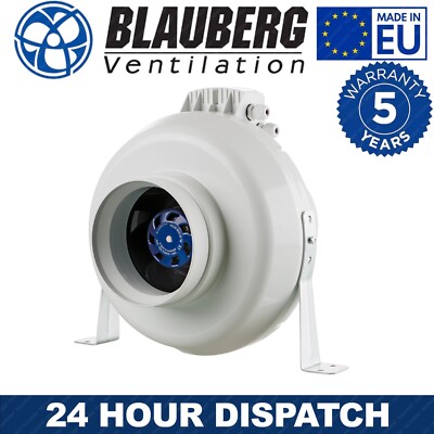 Inline Radial Dunstabzugshaube (4'' bis 12'') mit EC-Motor für Badlüftungen