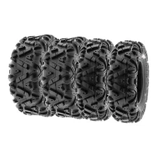 SunF 27x9-12 & 27x11-12 Replacement ATV UTV SxS 6 Ply Tires A033 - Bundle Set