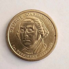 US Coin GEORGE WASHINGTON 1ST President (1789-1797) 2007 (D) Mint One Dollar w/