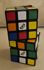Rubik's Cube Puzzle Game Brain Teaser lot of 2 Matching 2.25"