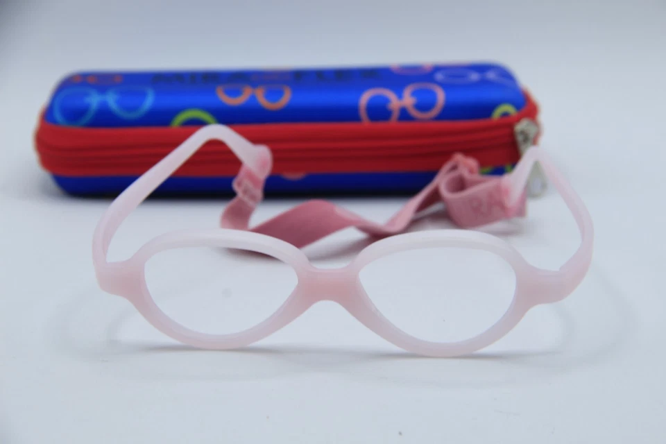 NEW MIRA FLEX BABY ONE B PINK AUTHENTIC FRAMES EYEGLASSES 37-14 - Image 2 of 3