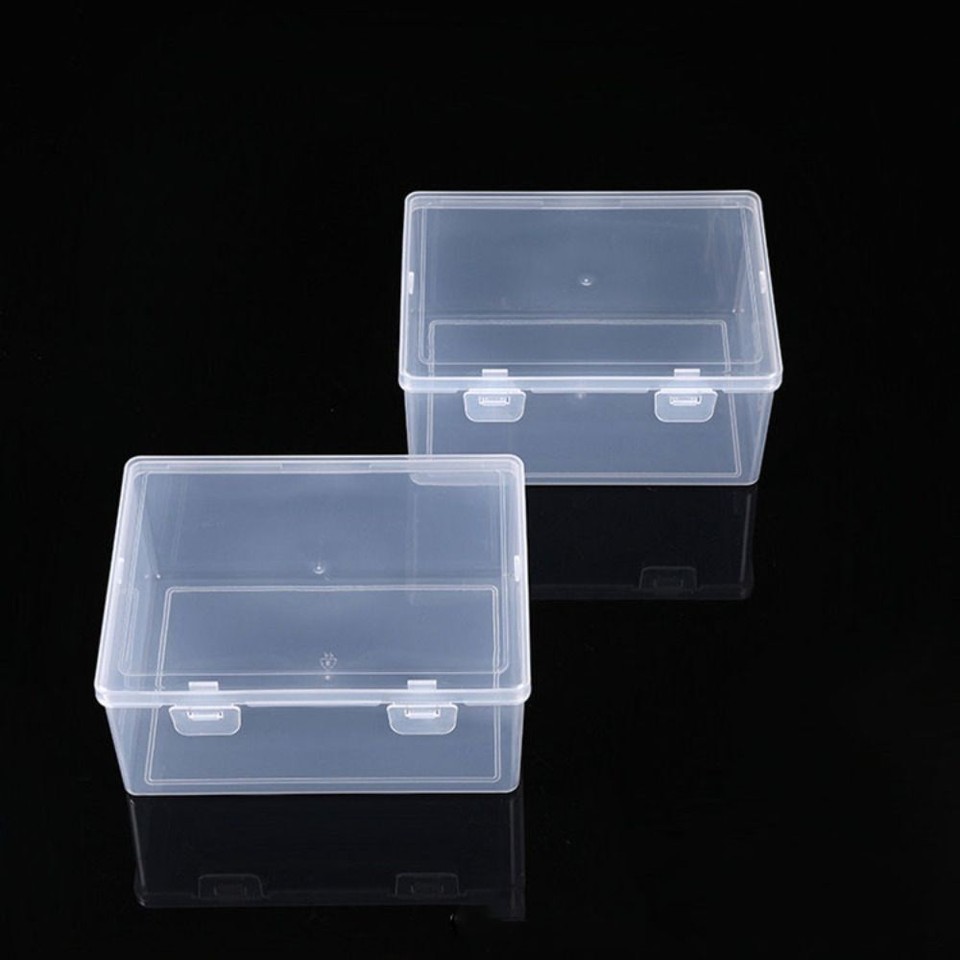 Square Jewelry Beads Container Plastic Small Items Case Power Tools