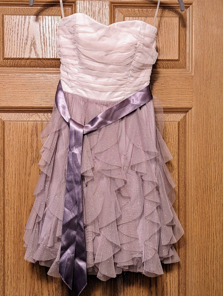 lavender short dress formal Primavera Couture 3833 Size 8 Lavender Short Homecoming Dress Fitted Sequin Cocktail Dress