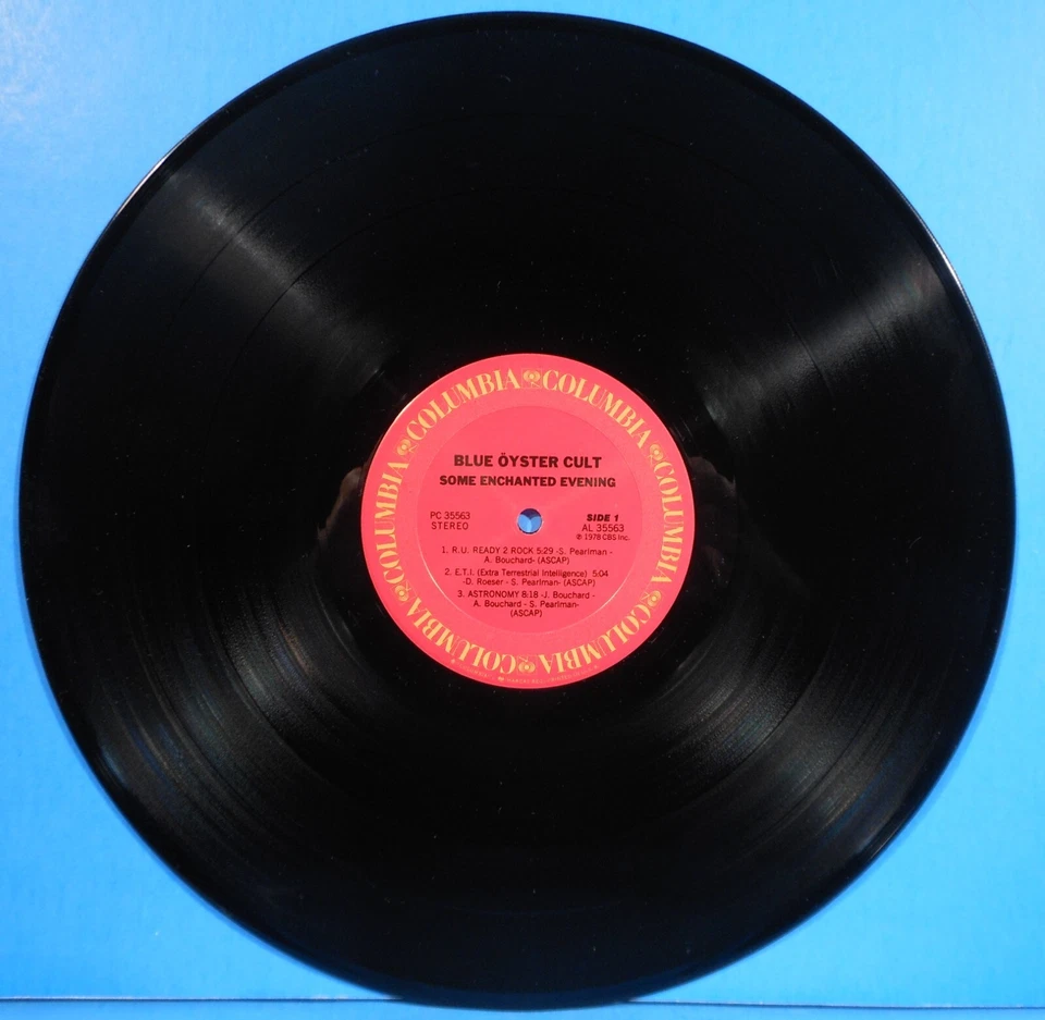 BLUE OYSTER CULT SOME ENCHANTED EVENING LP 1978 RE '80 PLAYS GREAT! VG+/VG+!!A Foto 3 de 4