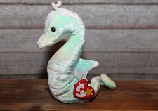 Ty Beanie Babies Collection NEON the Seahorse 1999 -RETIRED