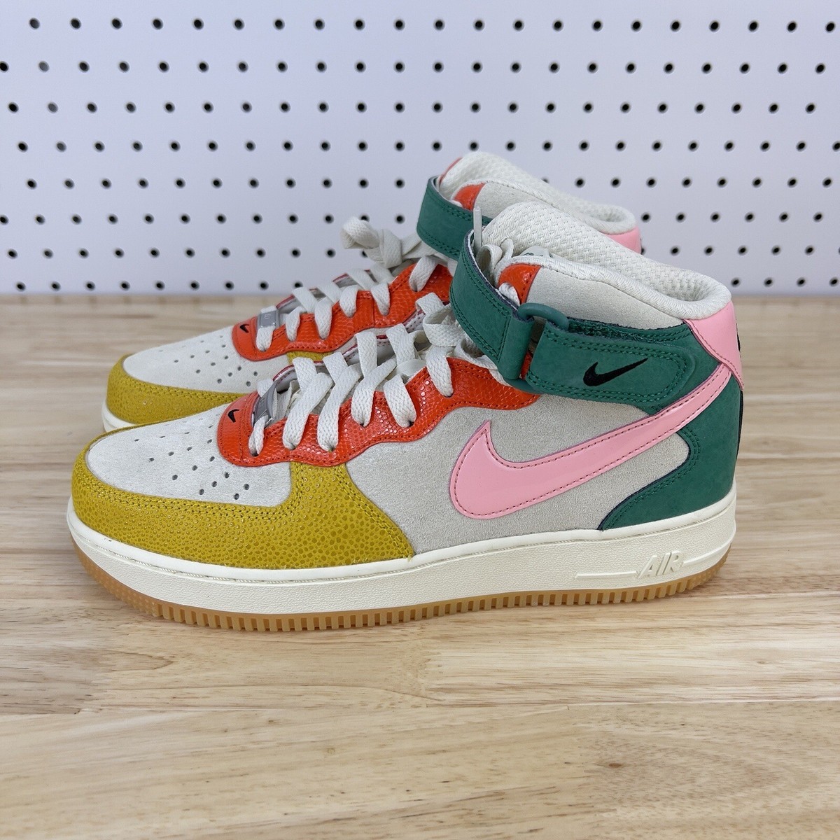 Size 12.5 - Nike Air Force 1 Mid Vivid Sulfur Rush Orange