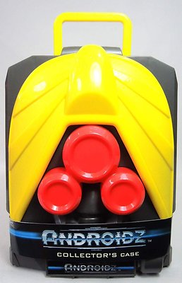 Androidz COLLECTOR'S CASE Stores 11 Robots Gray Red Yellow New