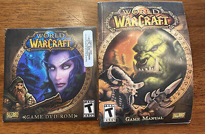 World of Warcraft Cover GAME Case Carton Box and cd NO GAME