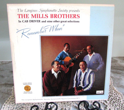 Remember When The Mills Brothers LP Gold Metal Recording 1960 DOT SYS5099 S30