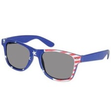Patriotic 4th of July Glasses Plastic Full Head Size Wearable 4th of July Party