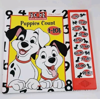101 dalmatians play a sound. Puppies Count 1-101 - Good Condition - Tested 