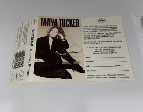 TANYA TUCKER "TENNESSEE WOMAN" AUDIO CASSETTE 1990 - Picture 3 of 7