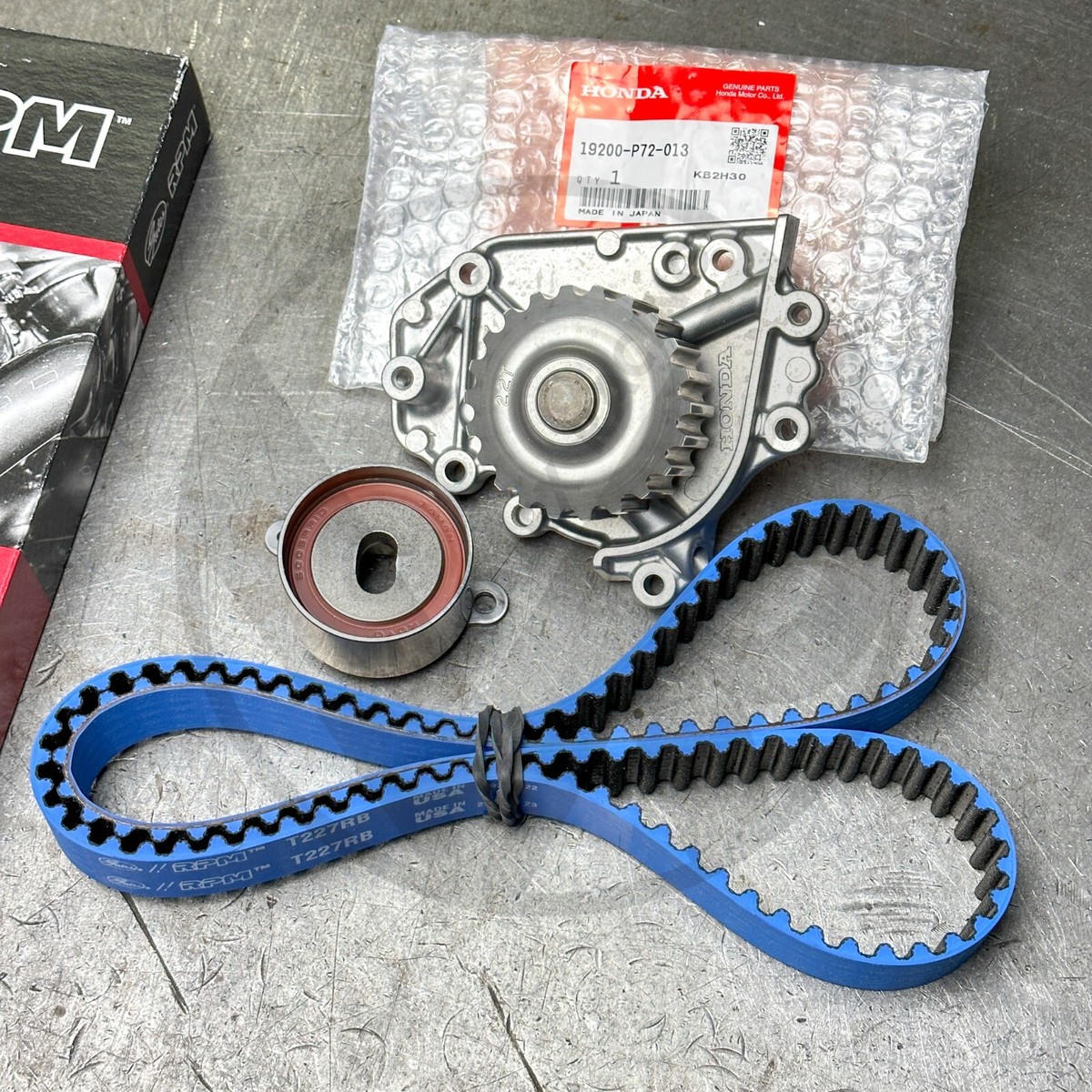 Courroie Dentée GATES T227RB - Longueur 1181 Mm, Largeur 26 Mm, Compatible Honda Civic VI, CRX II