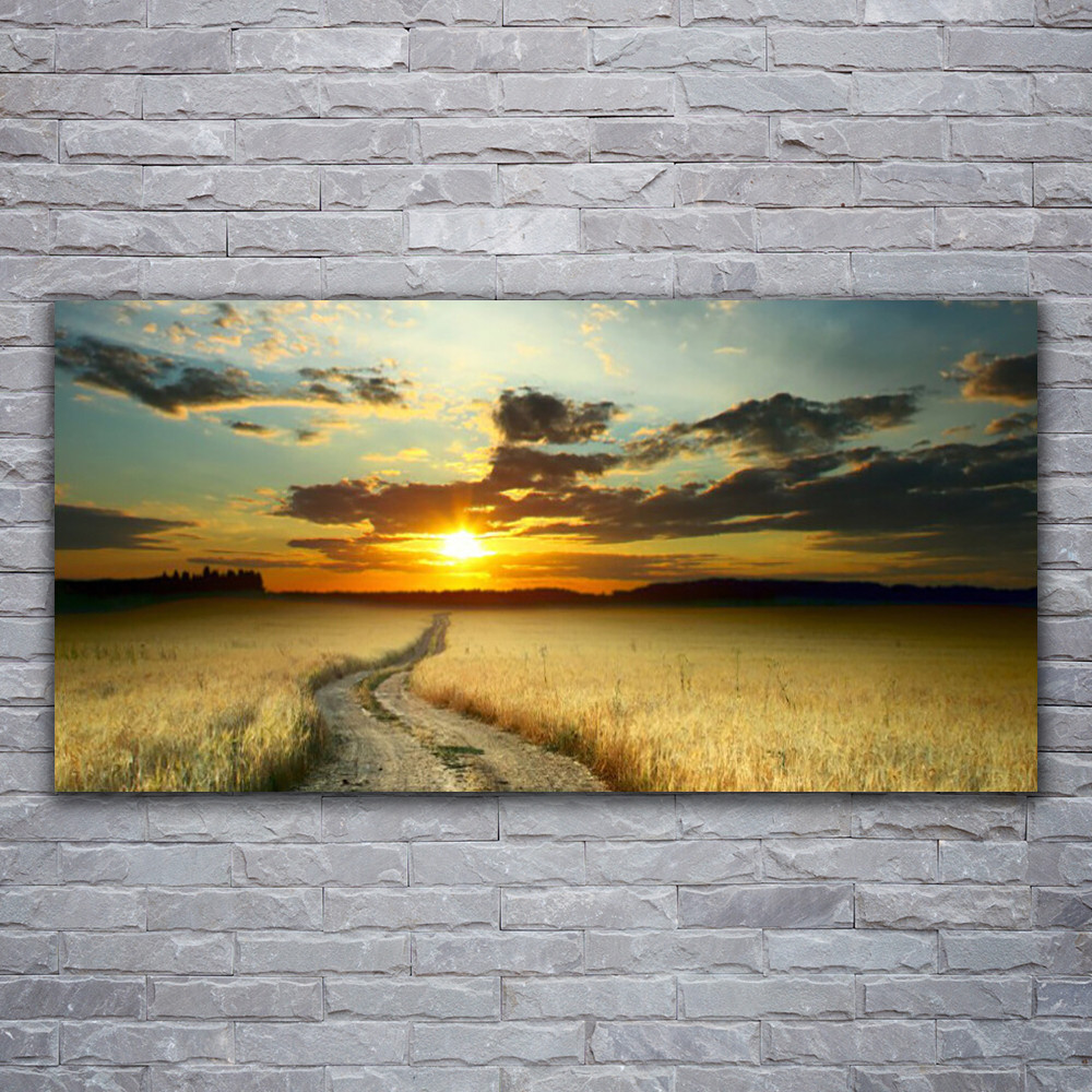 Tableau impression nature 120x60cm en verre acrylique pour une deco de chambre relaxante