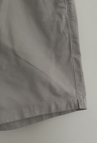 Mr Marvis “the Short Linens” Linen Blend Chino Shorts Grey “Gullwings” W28 XS - Picture 6 of 15