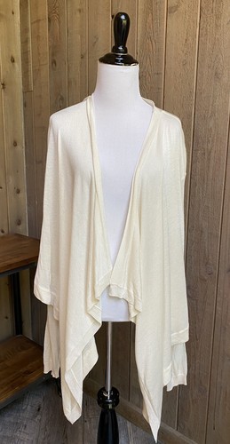 24 Sweater Waterfall Cardigan Ivory 