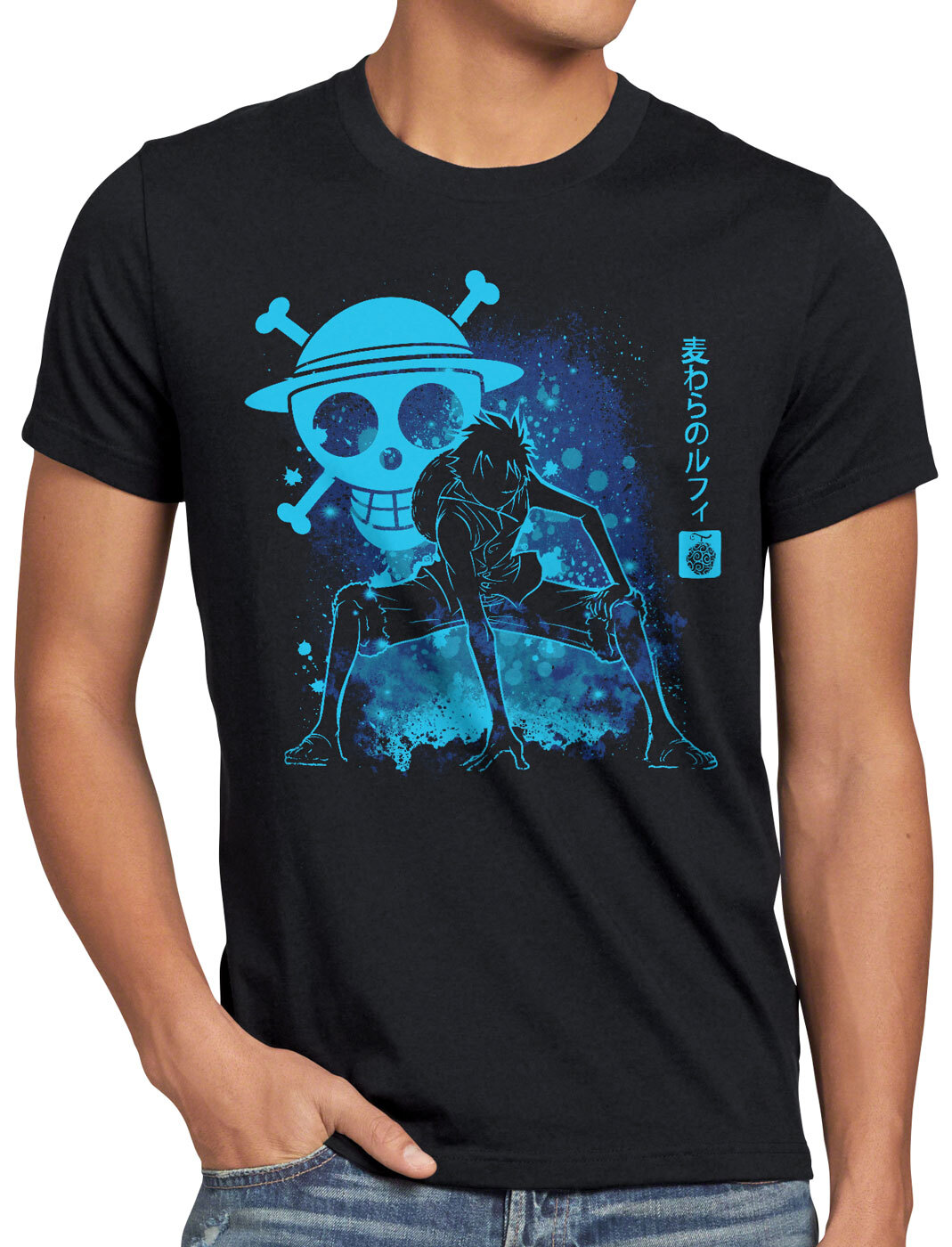 style3 Pirate Piece Madness Camiseta Hombre One Ruffy Luffy Japonés Cosplay Ova