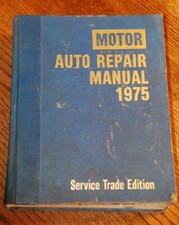 1975 MOTORS Auto Repair Manual 1975 Major Manufacturer Vehicles