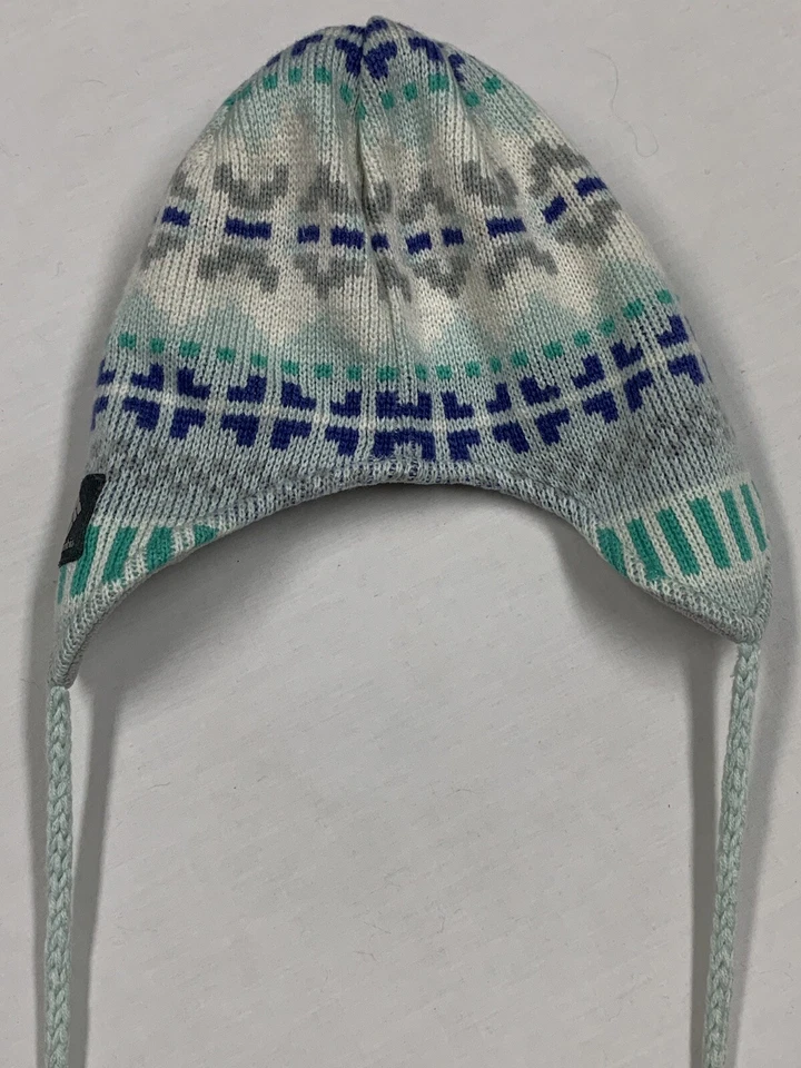 Columbia Knit Hat Fleece Lined Ear Flasps Youth Boys Girls ONE SIZE - Image 4 of 4