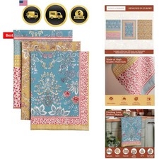 Juego de 3 toallas de cocina 100 % algodón 27,50" x 20" paño reutilizable toalla de té...