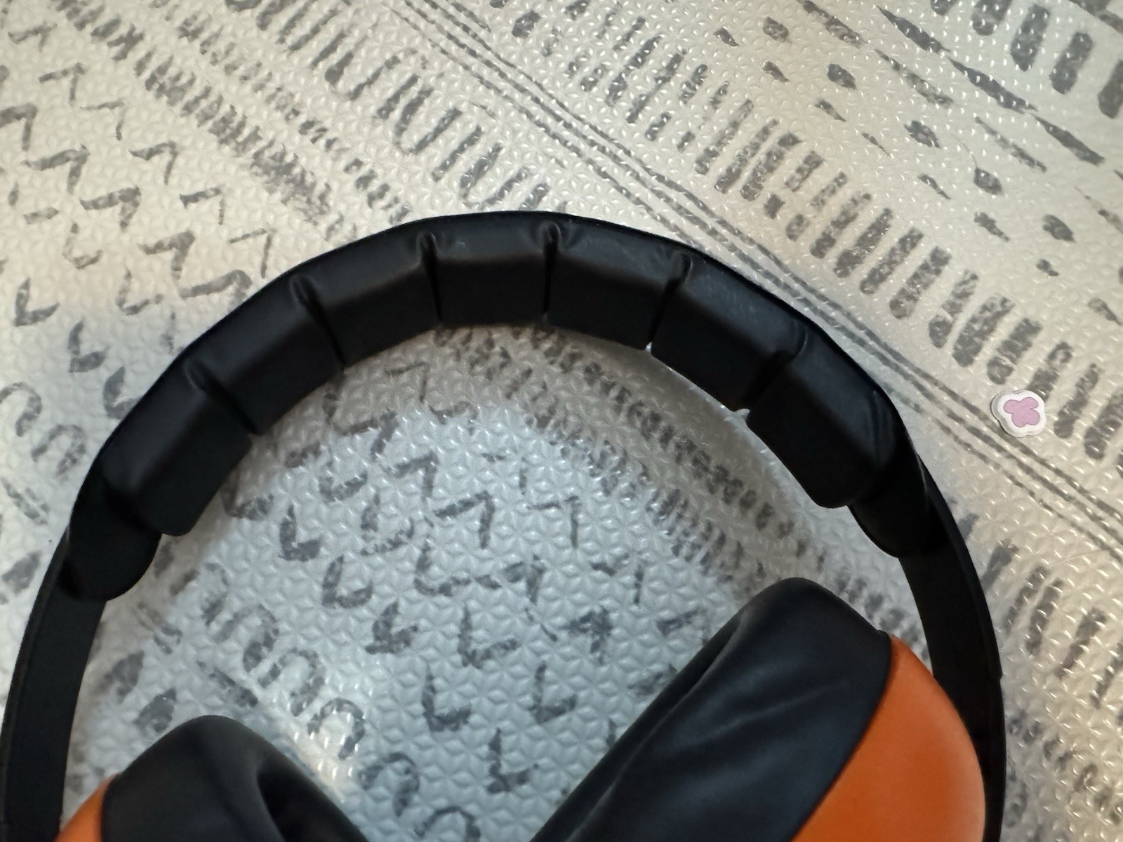 Banz Baby Hearing Protecting Earmuffs 0-24 Months Adjustable Headband Orange