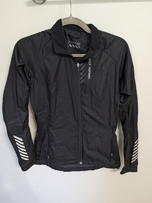Helly Hansen HH Training Women s Nylon Windbreaker Full Zip Jacket Sz S Black