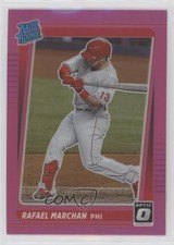 2021 Panini Donruss Optic Rated Rookie Pink Prizm Rafael Marchan #82 7u4