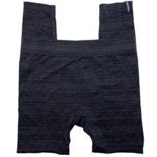 Nautica Black Gray Stripe Leggings Sz L/XL