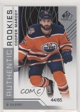 2018-19 Upper Deck SP Game Used Authentic Rookies 44/65 Cooper Marody #171 2u9