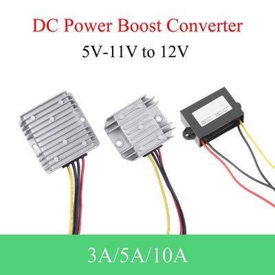DC-DC Converter 5-11V to 12V 3A 5A 10A Boost Step Up Power Module Car Supply