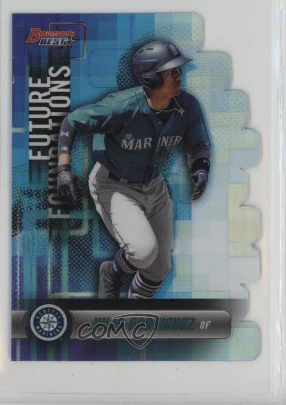 2019 Bowman's Best Future Foundations Die Cuts Julio Rodriguez #JR o7m