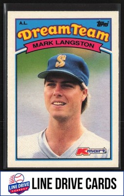 1989 Topps Kmart Dream Team #21 Mark Langston Seattle Mariners