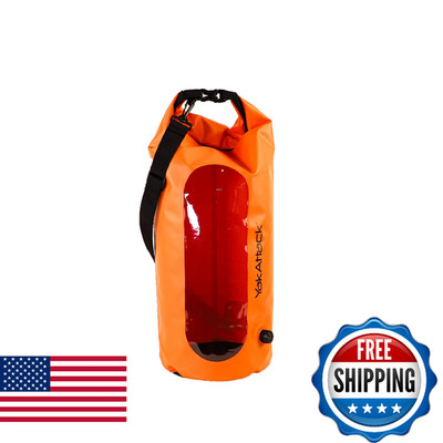YakAttack 20L Roll-Top Waterproof Dry Bag with Air Valve | Durable & Water Resis