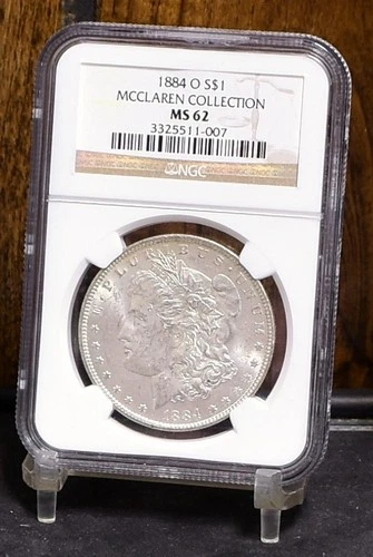 1884-O Morgan Dollar - NGC MS62 McClaren Collection (#60666-L)
